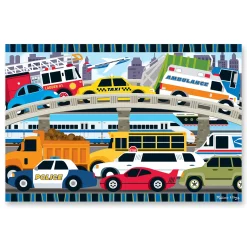 Educators Resource Melissa & Doug Traffic Jam Floor Puzzle - 24 pc* Puzzles