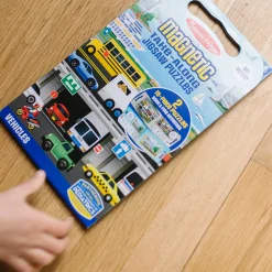Educators Resource Melissa & Doug Vehicles Magnetic 2 Pack Jigsaw Puzzles - 15 pc* Puzzles