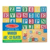 Educators Resource Melissa & Doug Wooden ABC/123 Block Set - 50 Piece Educational Toy* Preschool Education Toys & Activities|Preschool Building Sets & Blocks