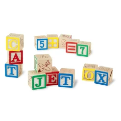 Educators Resource Melissa & Doug Wooden ABC/123 Block Set - 50 Piece Educational Toy* Preschool Education Toys & Activities|Preschool Building Sets & Blocks