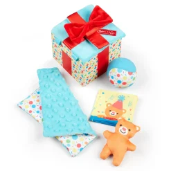 Educators Resource Melissa & Doug Wooden Surprise Gift Box ‚Äì Interactive Sensory Toy* Developmental Toys