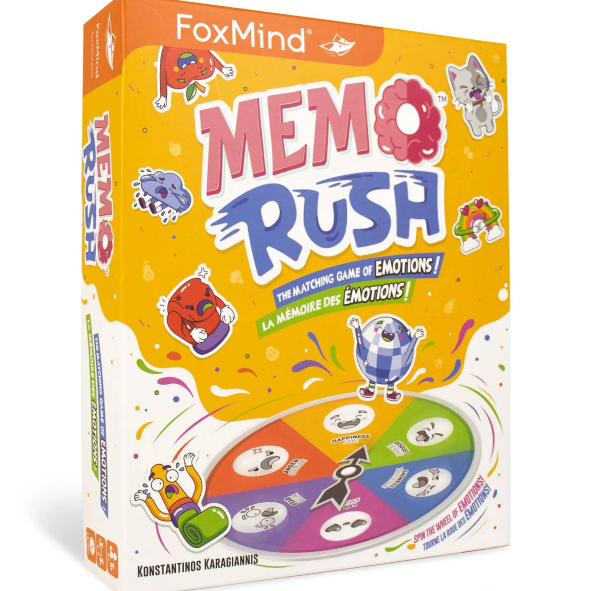 Flat River Group Memo Rush - FoxMind Matching Memory Emotion Game for Family Game Night* Family & Entertainments Games|Social & Emotional Skills