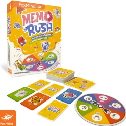 Flat River Group Memo Rush - FoxMind Matching Memory Emotion Game for Family Game Night* Family & Entertainments Games|Social & Emotional Skills