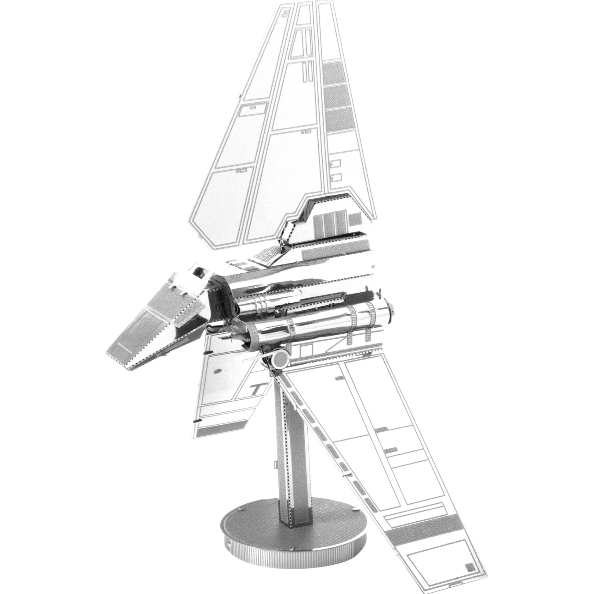 AreYouGame Metal Earth Star Wars Imperial Shuttle 3D Metal Model Kit* Star Wars