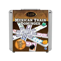 The Distribution Solutions Mexican Train Dominoes with Aluminum Carrying Case* Dominoes & Tiles Games