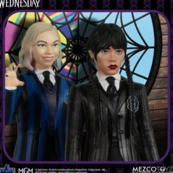 Calendar Holdings, LLC Mezco 5 Points Nevermore Academy Collectible Action Figures - Wednesday and Enid Set* Collectible Figures & Playsets