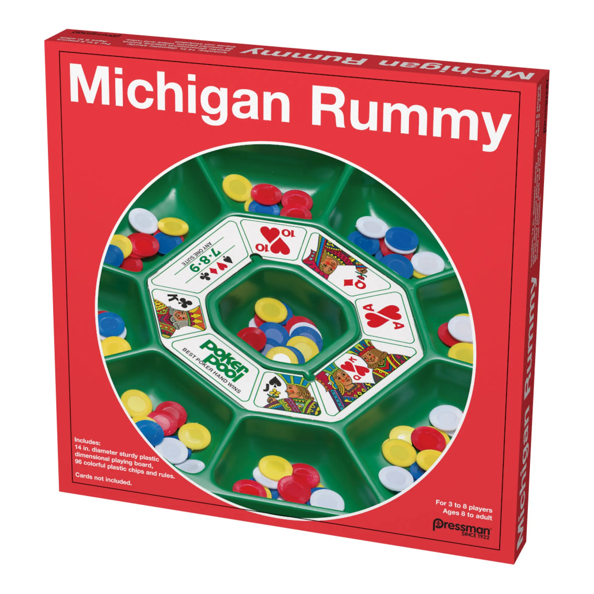 AreYouGame Michigan Rummy Game Classic Blending Poker and Rummy* Role-Playing Games|Board Games