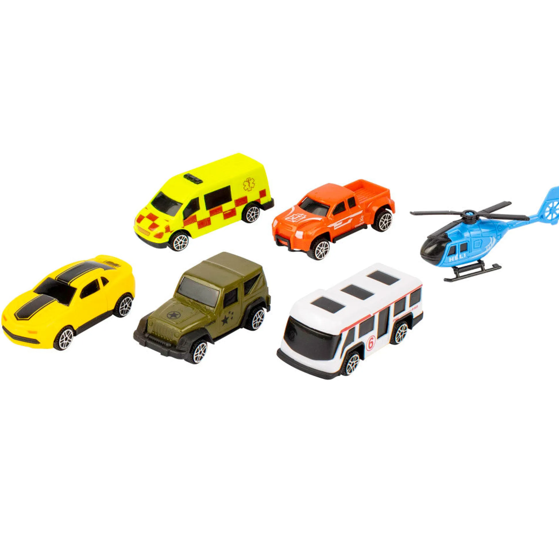 Flat River Group Mighty Motors Mega Big Rig Red Carry Case with Die-Cast Vehicles* Playsets & Vehicles