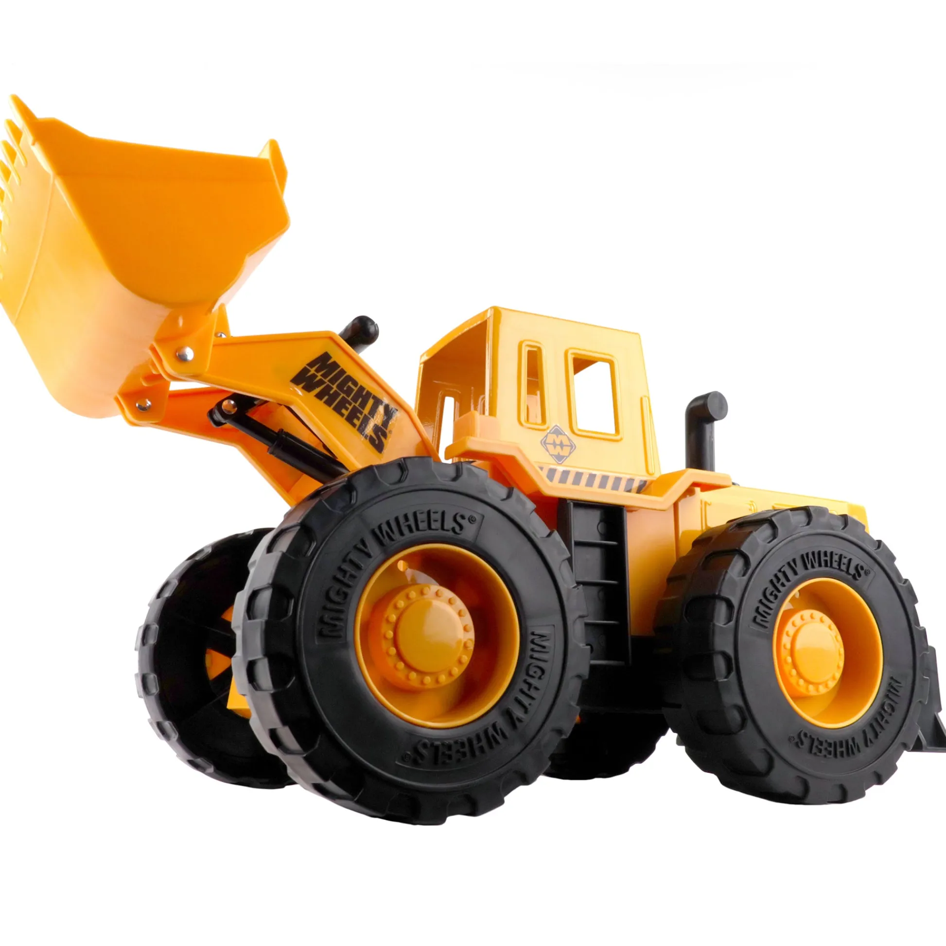 Flat River Group Mighty Wheels 16" Mega Front Loader - Lever Operated, Durable Construction Toy* Farm & Construction Vehicles