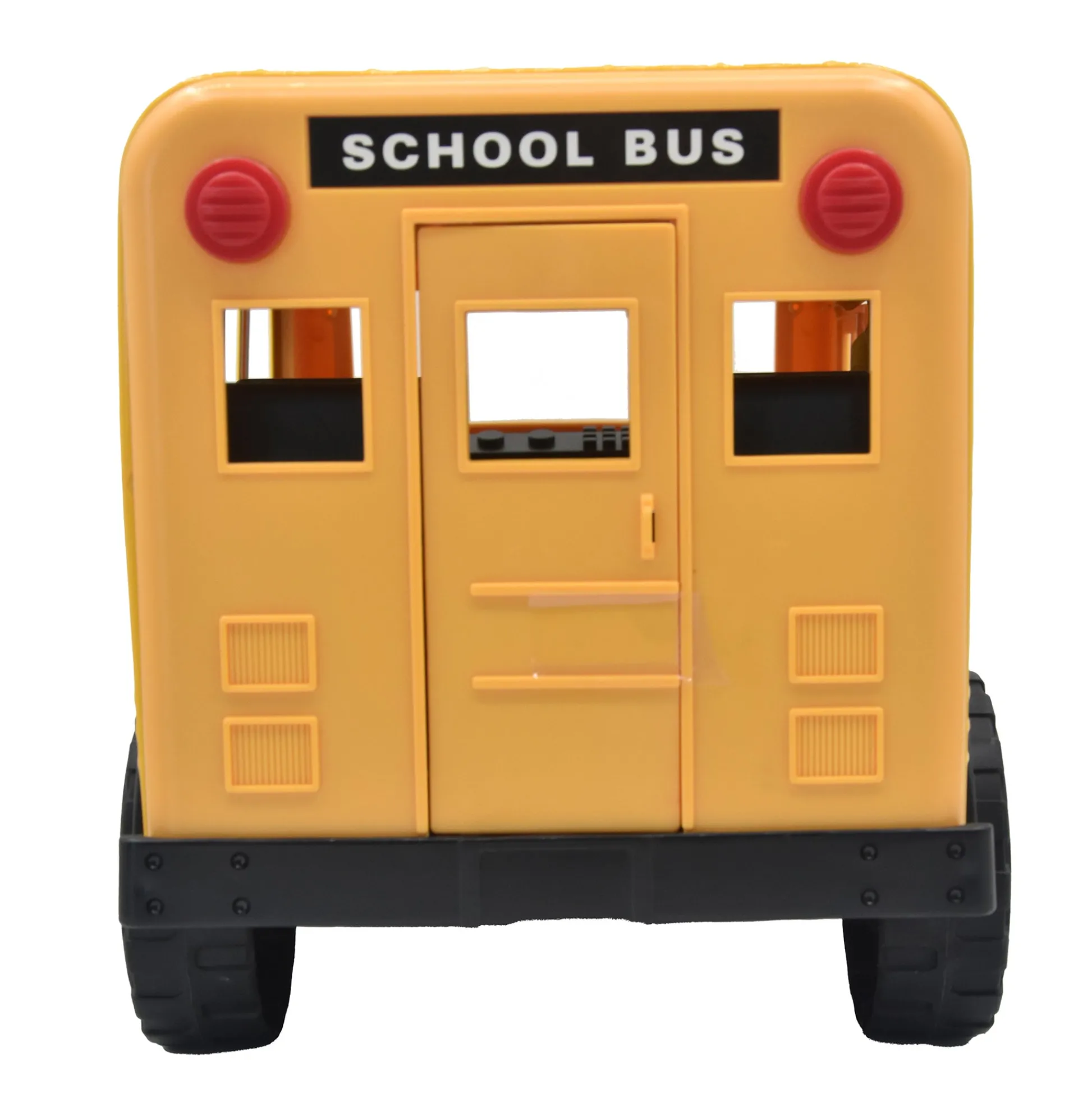 Flat River Group Mighty Wheels 16" Yellow School Bus with Interactive Doors* Preschool Education Toys & Activities|Preschool Vehicles