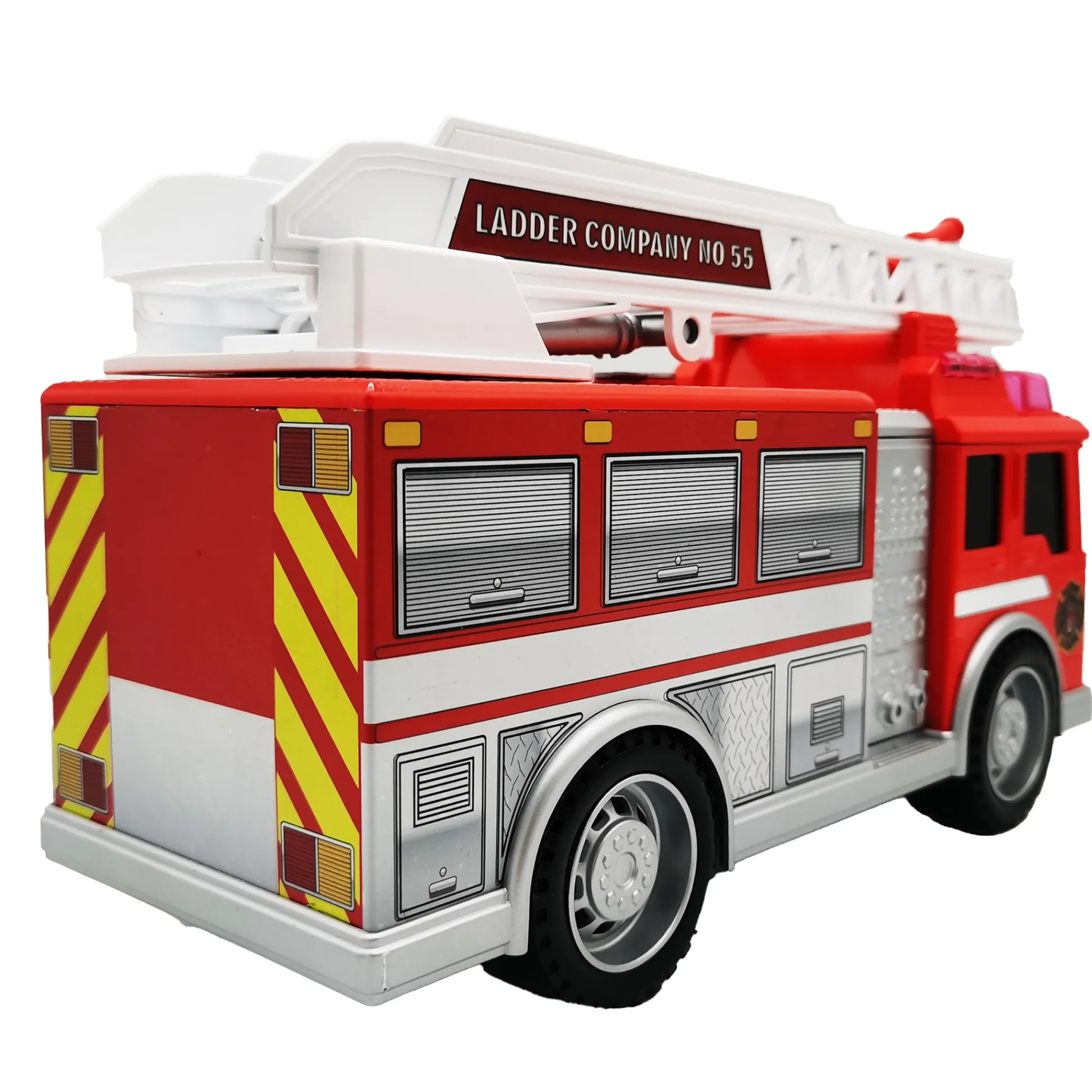 Flat River Group Mighty Wheels Mighty 10" Fire Truck with Sounds, Lights & Water Action* Playsets & Vehicles