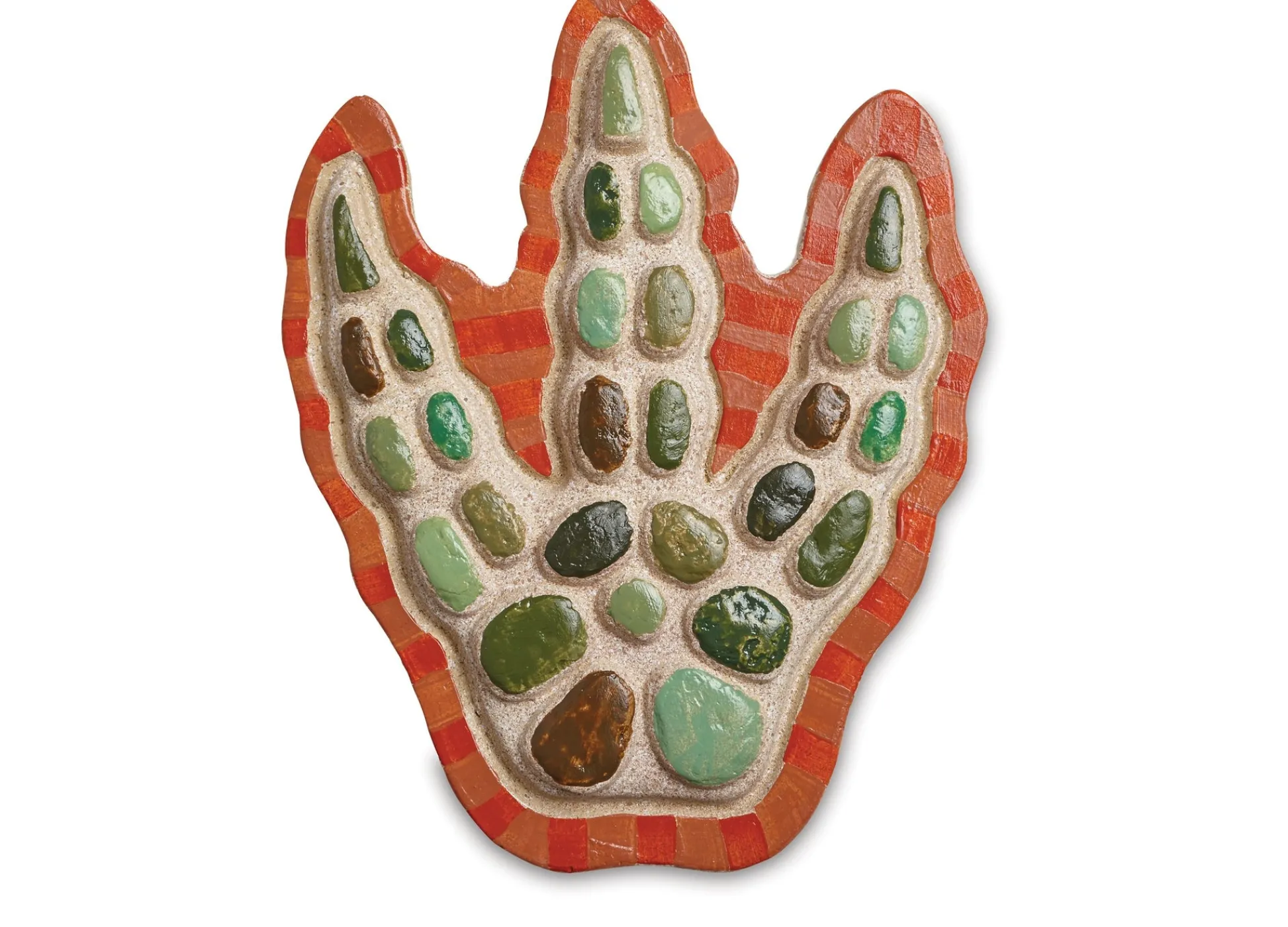 AreYouGame MindWare Dinosaur Footprint Paint-Your-Own Stepping Stone Kit* Crafts & Activities
