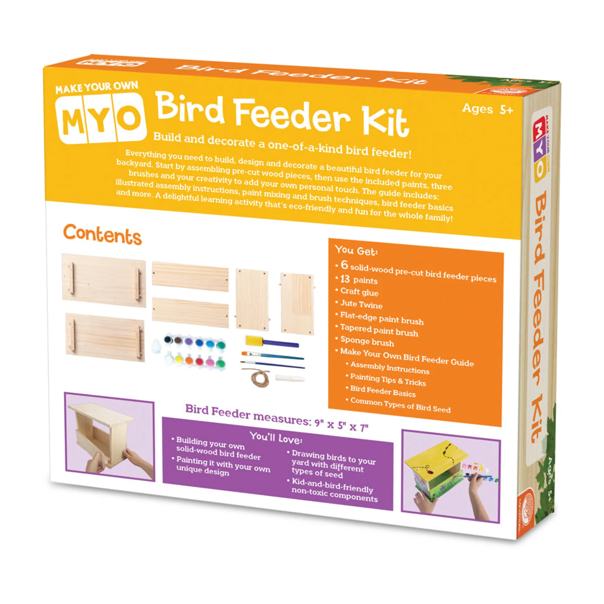 AreYouGame MindWare DIY Bird Feeder Creation Kit - Complete Crafting Set* Crafts & Activities