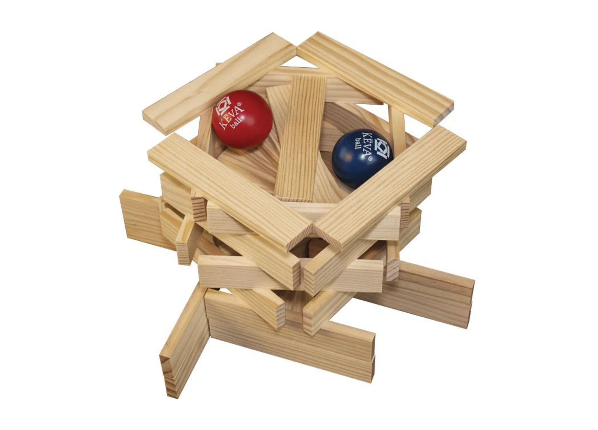 AreYouGame MindWare KEVA Contraptions 50 Plank Building Set* Wood & Jumbo Blocks