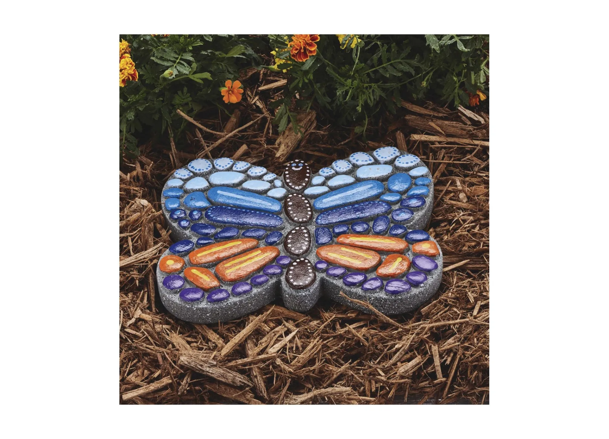 AreYouGame MindWare Paint Your Own Butterfly Mosaic Stepping Stone Kit* Crafts & Activities