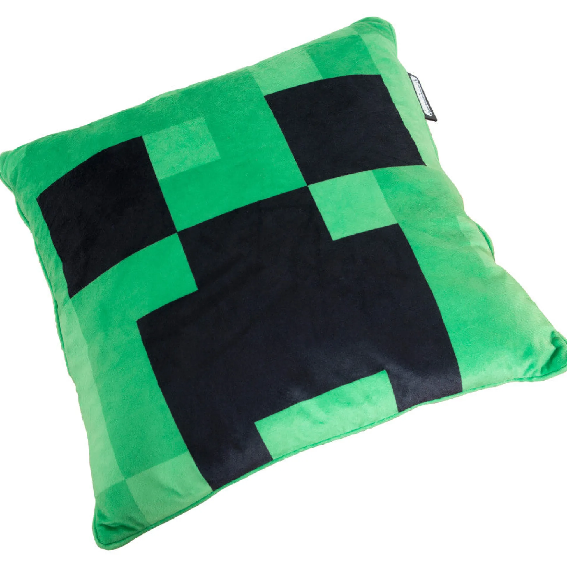 Flat River Group Minecraft Creeper Decorative Throw Pillow - Vibrant Green, 14.96"* Stuffed Animals|Stuffed Animals & Plush Toys