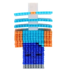 Flat River Group Minecraft 3D Pixel Bead Craft Kit - 2500 Beads* Crafts & Activities