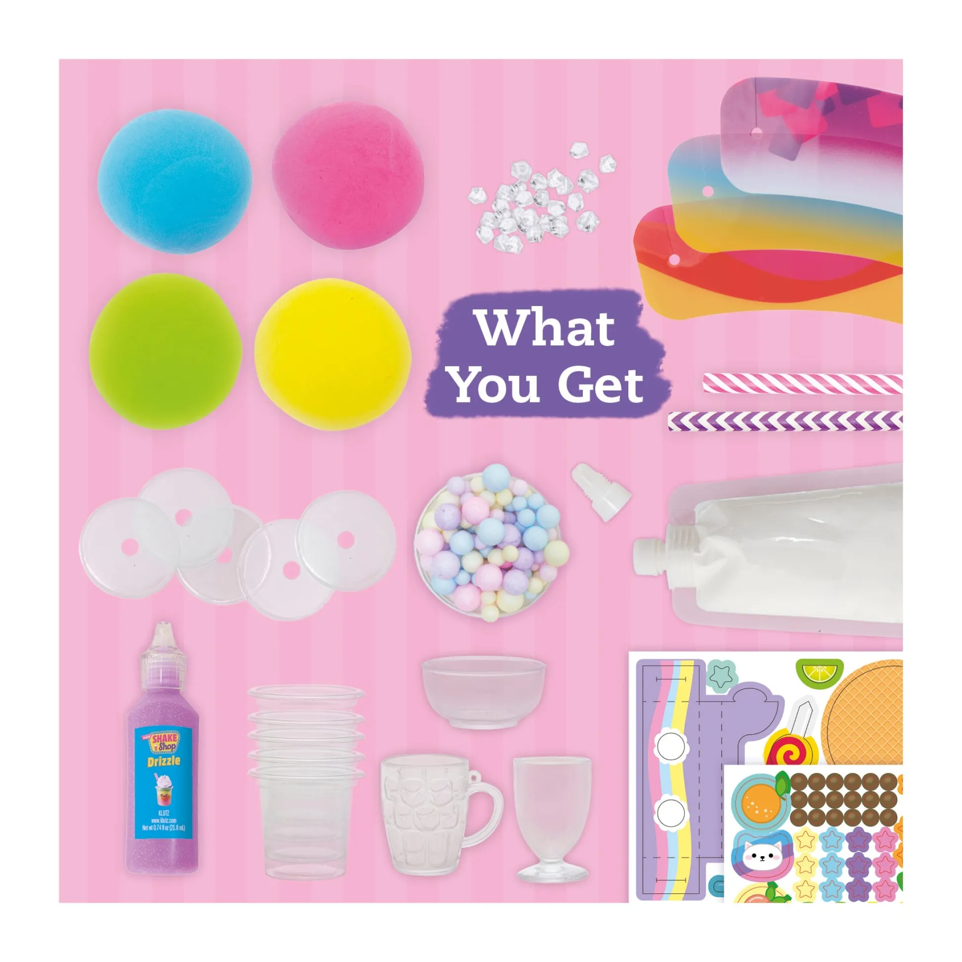 AreYouGame Mini Shake Shop Creative Clay Craft Kit - Play & Mold Delights* Clay, Dough & Sand Art
