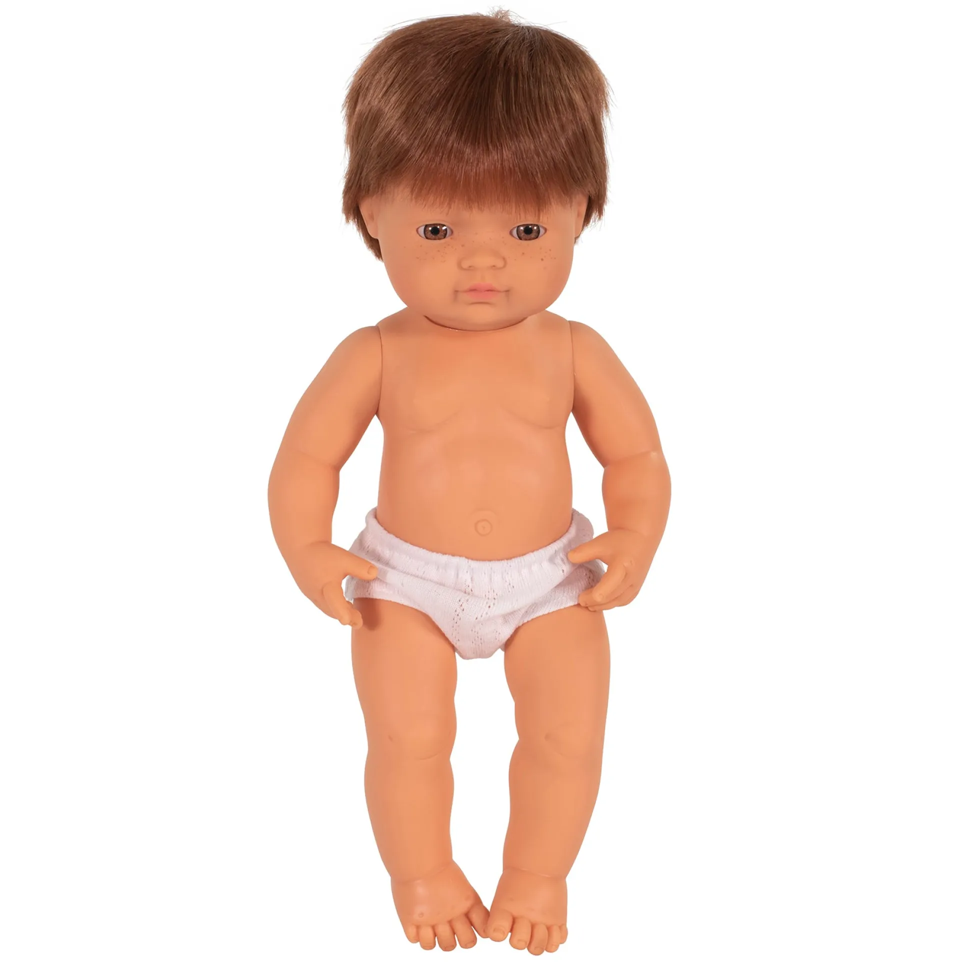 Educators Resource Miniland 15 inch Baby Doll - Red Hair* Baby Dolls|Stuffed Animals & Plush Toys
