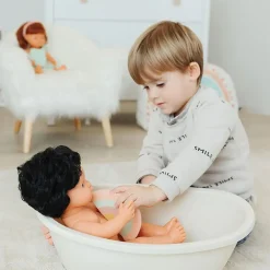Educators Resource Miniland Eco-Friendly Doll Bathtub Set with Rainbow Sponge* Stuffed Animals & Plush Toys|Social & Emotional Skills