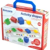 Educators Resource Miniland Educational Activity Shapes - Giant Beads and Laces Set - Learning Toy* Preschool Education Toys & Activities