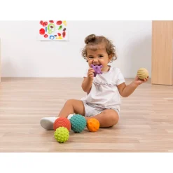 Educators Resource Miniland Educational Sensory Balls - Set of 6 - Multicolor Textured* Developmental Toys