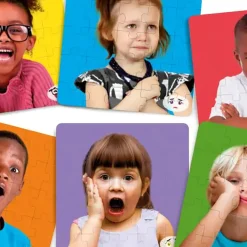 Educators Resource Miniland Emotions 6 Pack Jigsaw Puzzles - 25 pc* Puzzles|Social & Emotional Skills