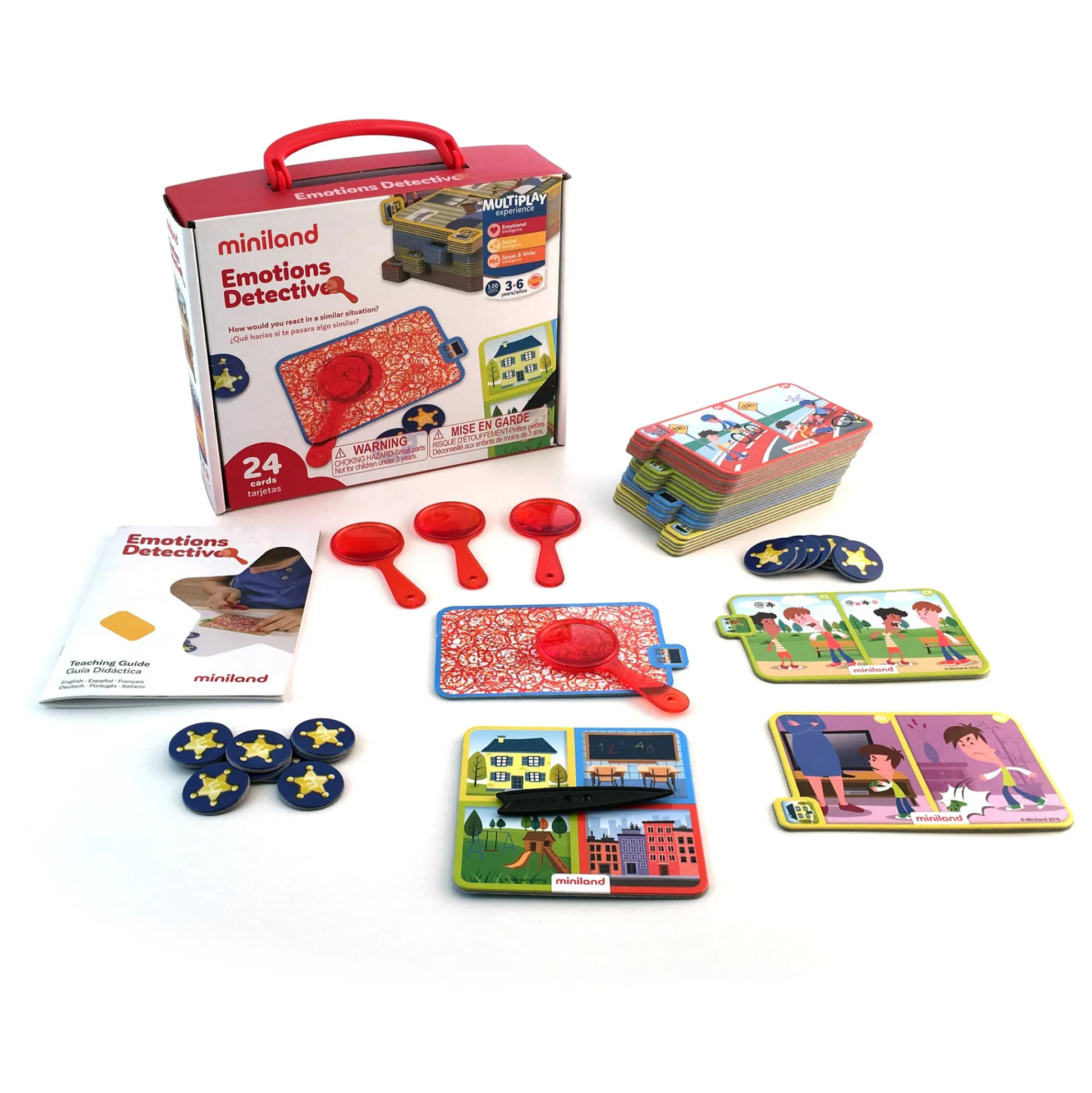 Educators Resource Miniland Emotions Detective - Social & Emotional Learning Game* Social & Emotional Skills