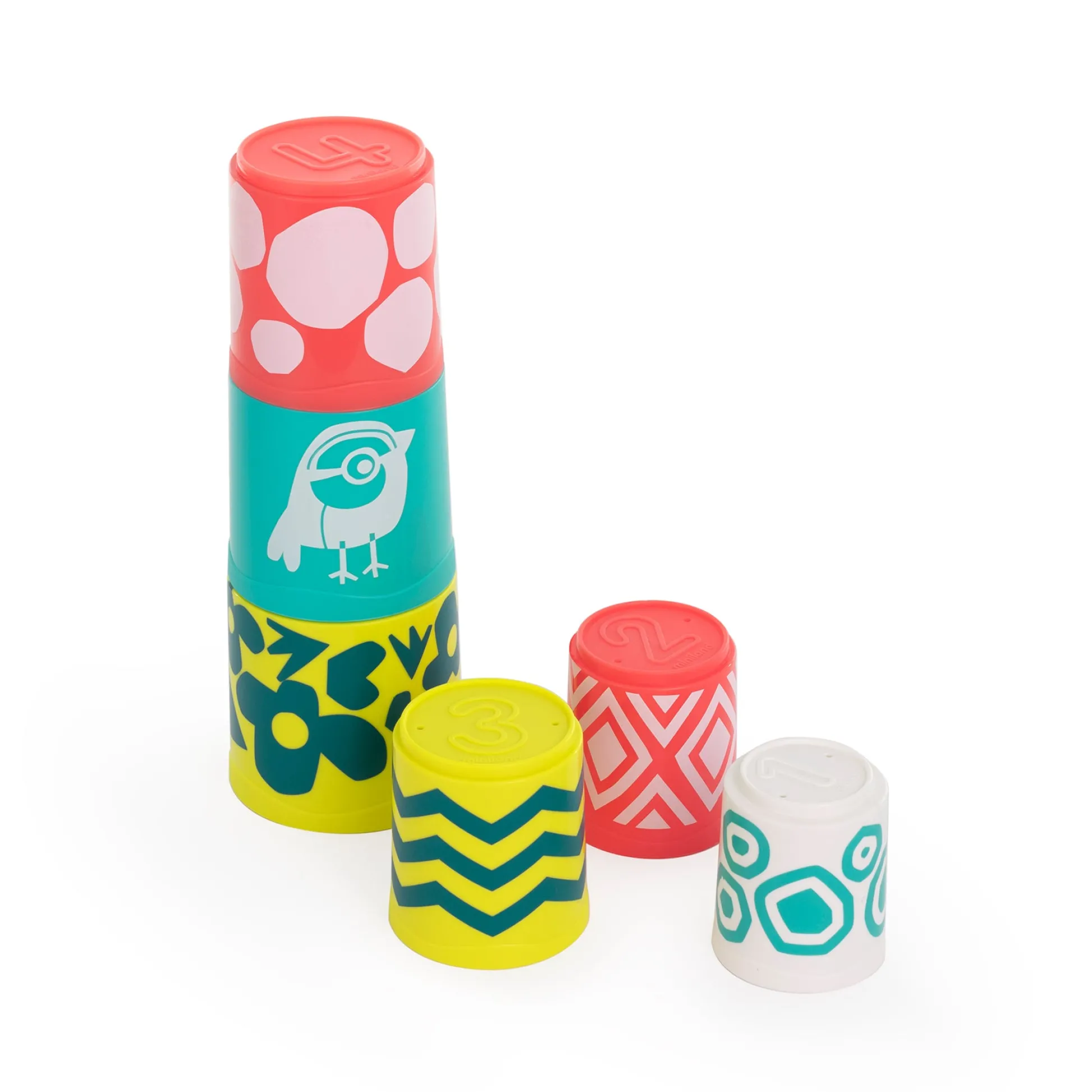 Educators Resource Miniland Feel to Learn - Eco-Friendly Stacking Cups* Blocks, Sorting & Stacking Toys