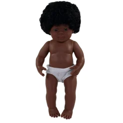 Educators Resource Miniland 15-inch Playful Pals Baby Doll - Dark Hair* Baby Dolls|Stuffed Animals & Plush Toys