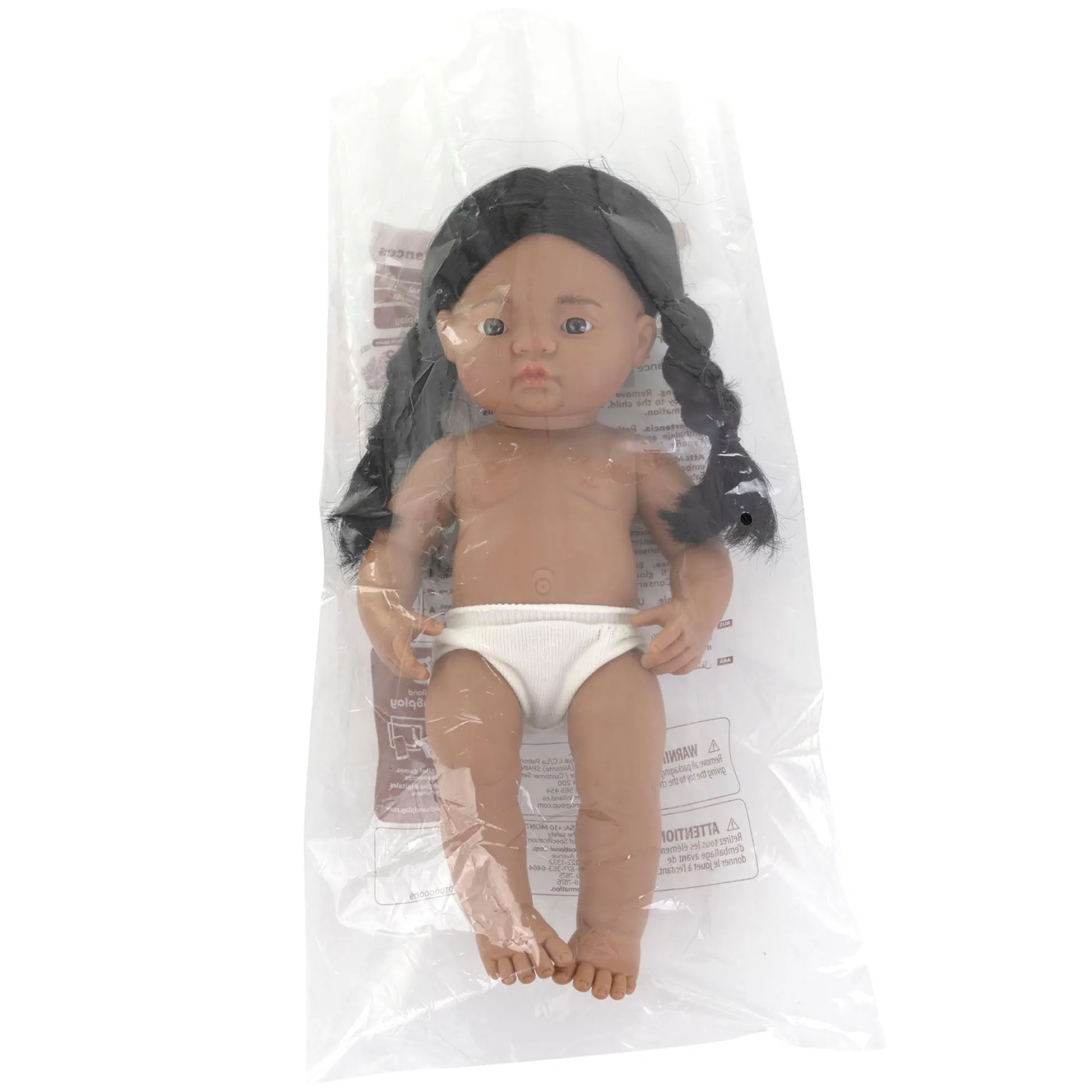 Educators Resource Miniland 15-inch Soft Vinyl Baby Doll - Brunette* Baby Dolls|Stuffed Animals & Plush Toys