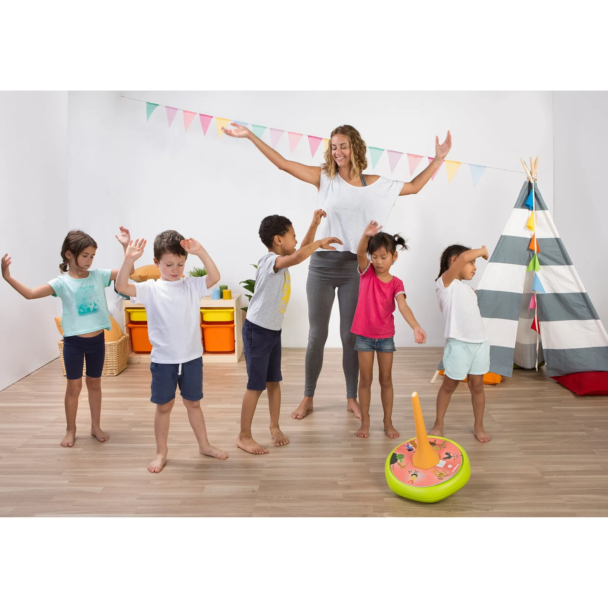 Educators Resource Miniland Mindful Kids - Giant Mindfulness Spinning Top - Multitheme* Social & Emotional Skills|Preschool Education Toys & Activities