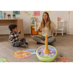 Educators Resource Miniland Mindful Kids - Giant Mindfulness Spinning Top - Multitheme* Social & Emotional Skills|Preschool Education Toys & Activities