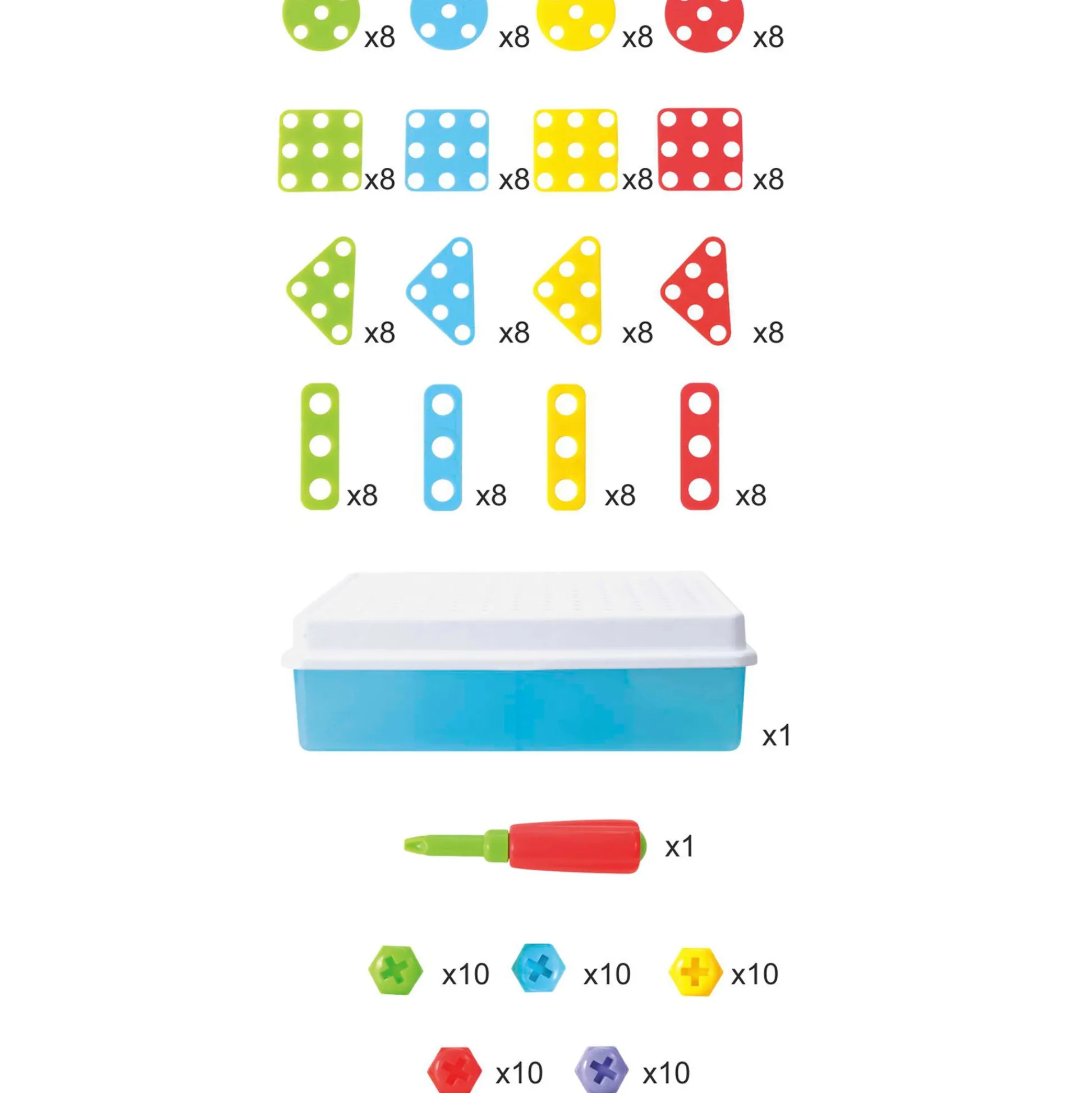 Educators Resource Miniland Mosaic Art Set - Creative Building for Kids - 180 Pieces* Preschool Building Sets & Blocks|Preschool Education Toys & Activities