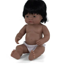 Educators Resource Miniland Playful Pal 15 inch - Brunette with Ponytail* Social & Emotional Skills|Baby Dolls