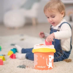 Educators Resource Miniland Shape Sorting Bucket – Playful Salmon* Preschool Education Toys & Activities