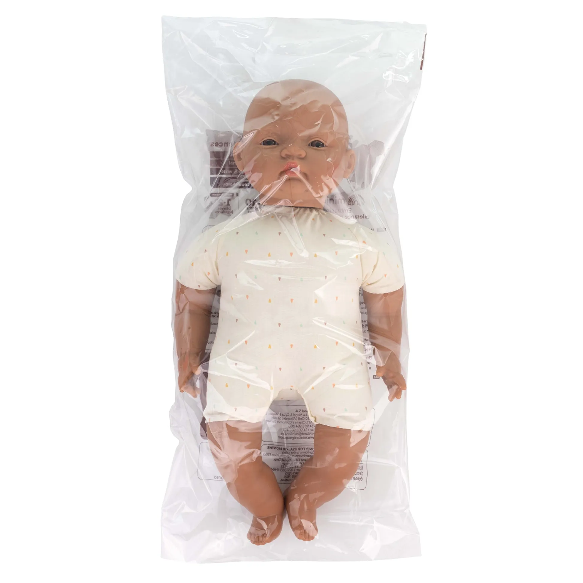 Educators Resource Miniland Soft Body 16-Inch Doll - Machine-Washable Onesie* Baby Dolls|Stuffed Animals & Plush Toys