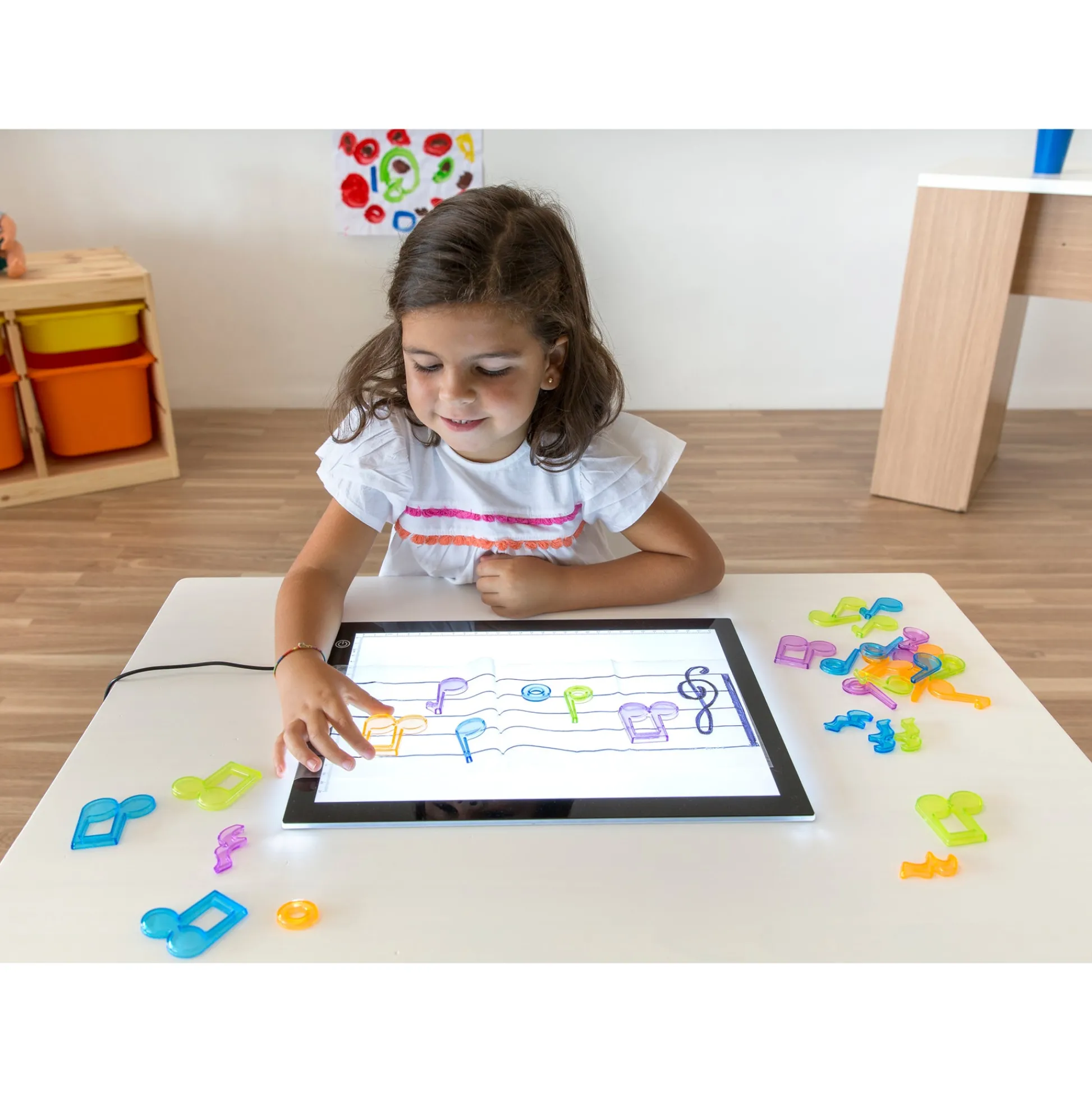 Educators Resource Miniland Translucent Musical Counters - Vibrant Note-Shaped Pieces for Early Learning* Musical & Sound Toys|Musical Toys & Instruments
