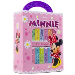 Educators Resource Minnie Mouse My First Library 12-Book Set by PI Kids*Kids Preschool Education Toys & Activities|Boxed Book Sets