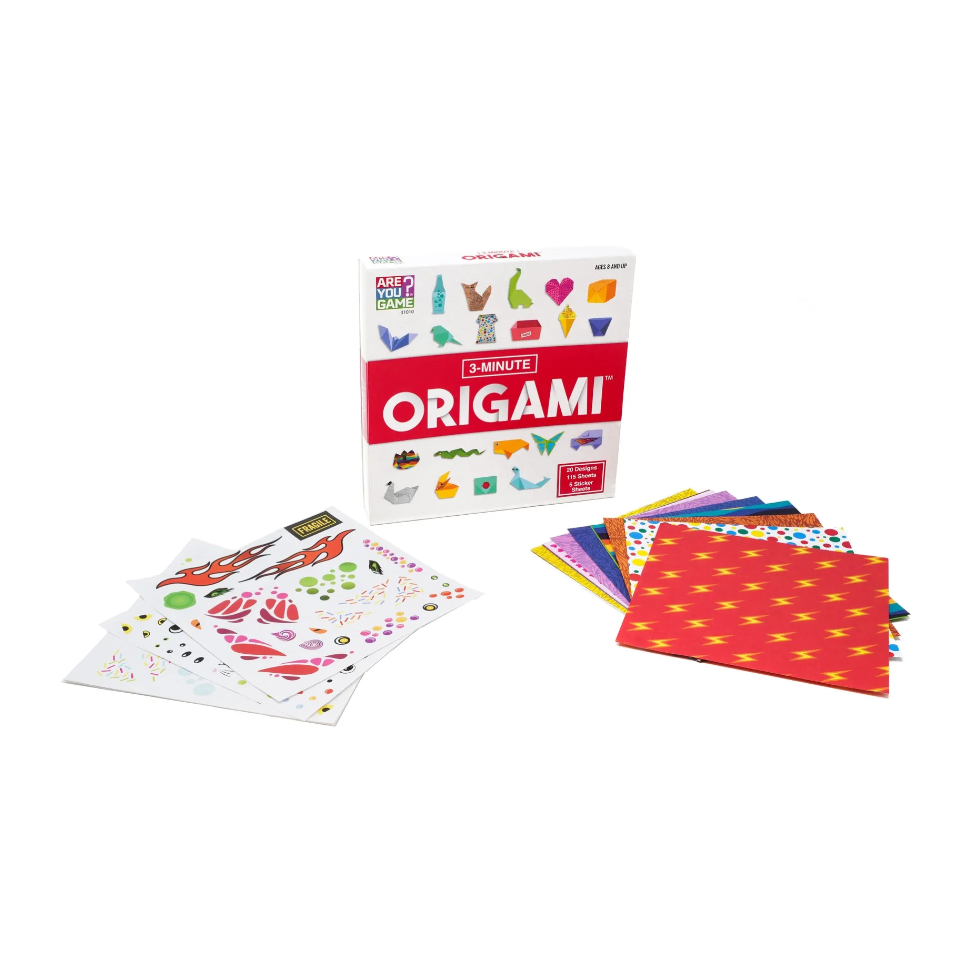 AreYouGame 3-Minute Origami: Quick-Fold Paper Magic Kit* Art Toys|Crafts & Activities