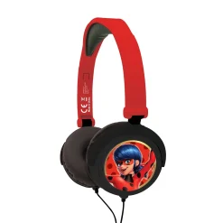 Lexibook Miraculous Foldable Headphones - Bluetooth 5.0 - Kids Safe Volume* Electronics