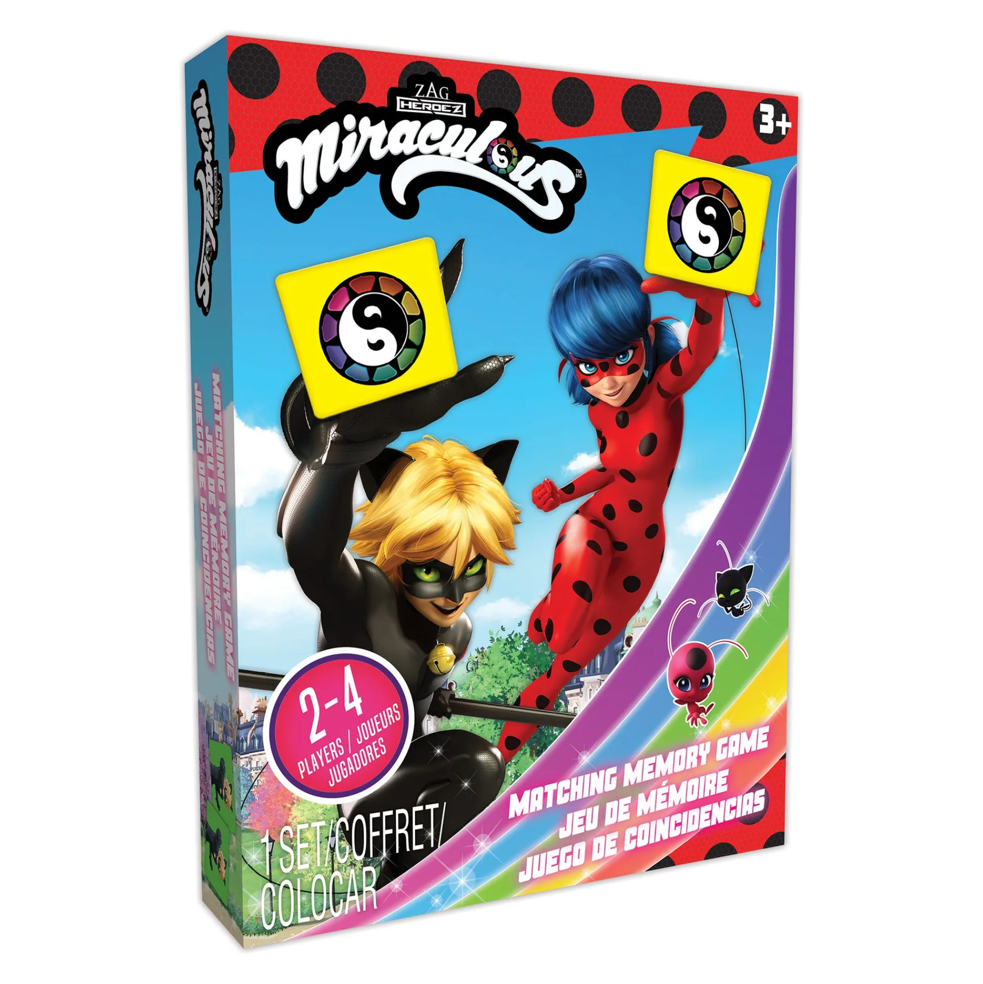The Distribution Solutions Miraculous Heroez Memory Match Card Game* Card Games