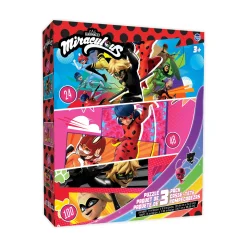 The Distribution Solutions Miraculous Ladybug & Cat Noir 3 Pack Puzzles* Puzzles