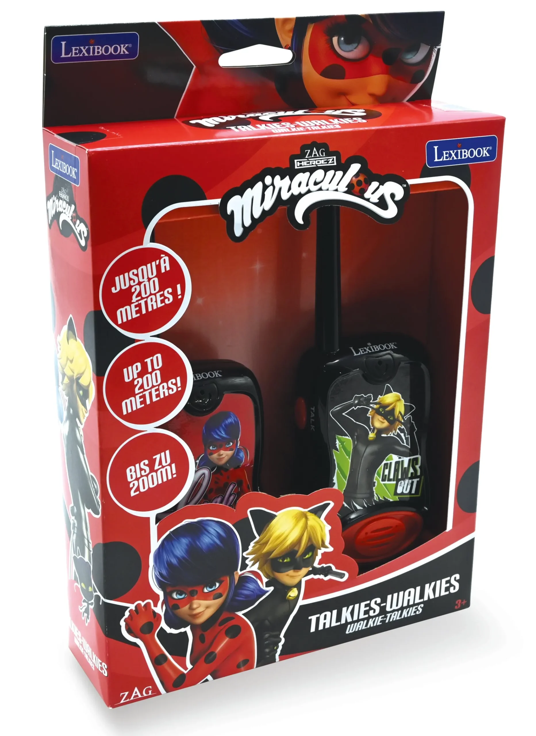 Lexibook Miraculous Ladybug Themed Walkie Talkies for Kids* Electronics
