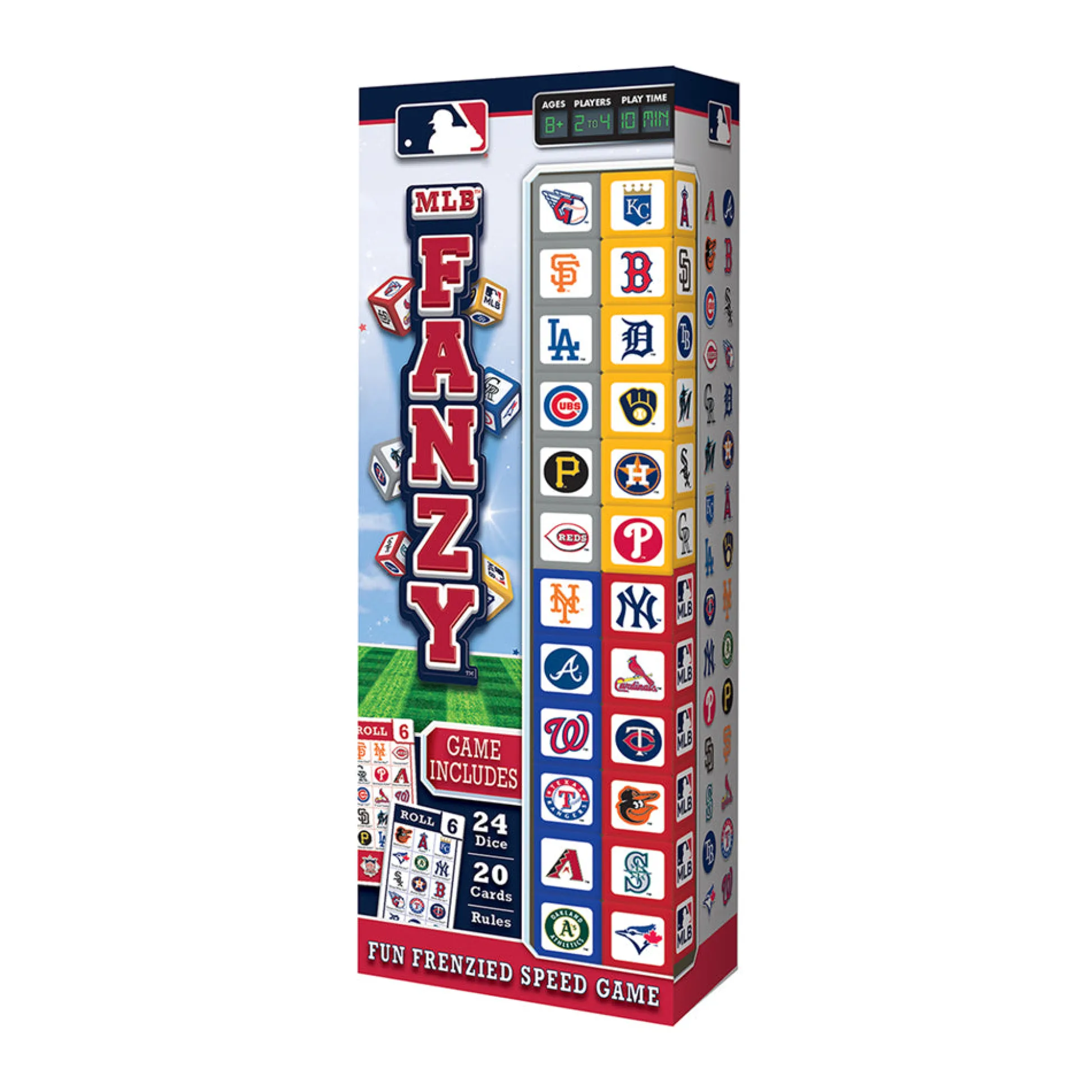 AreYouGame MLB Official Licensed Fanzy Dice Game for Baseball Fans* Dice, Roll & Write Games