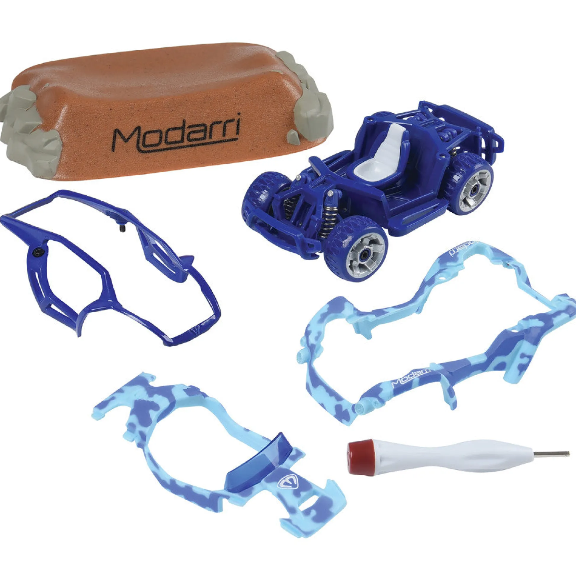 Flat River Group Modarri Midnight Camouflage DIY Toy Car - Design, Build & Drive Experience for Kids 6+* Playsets & Racetracks