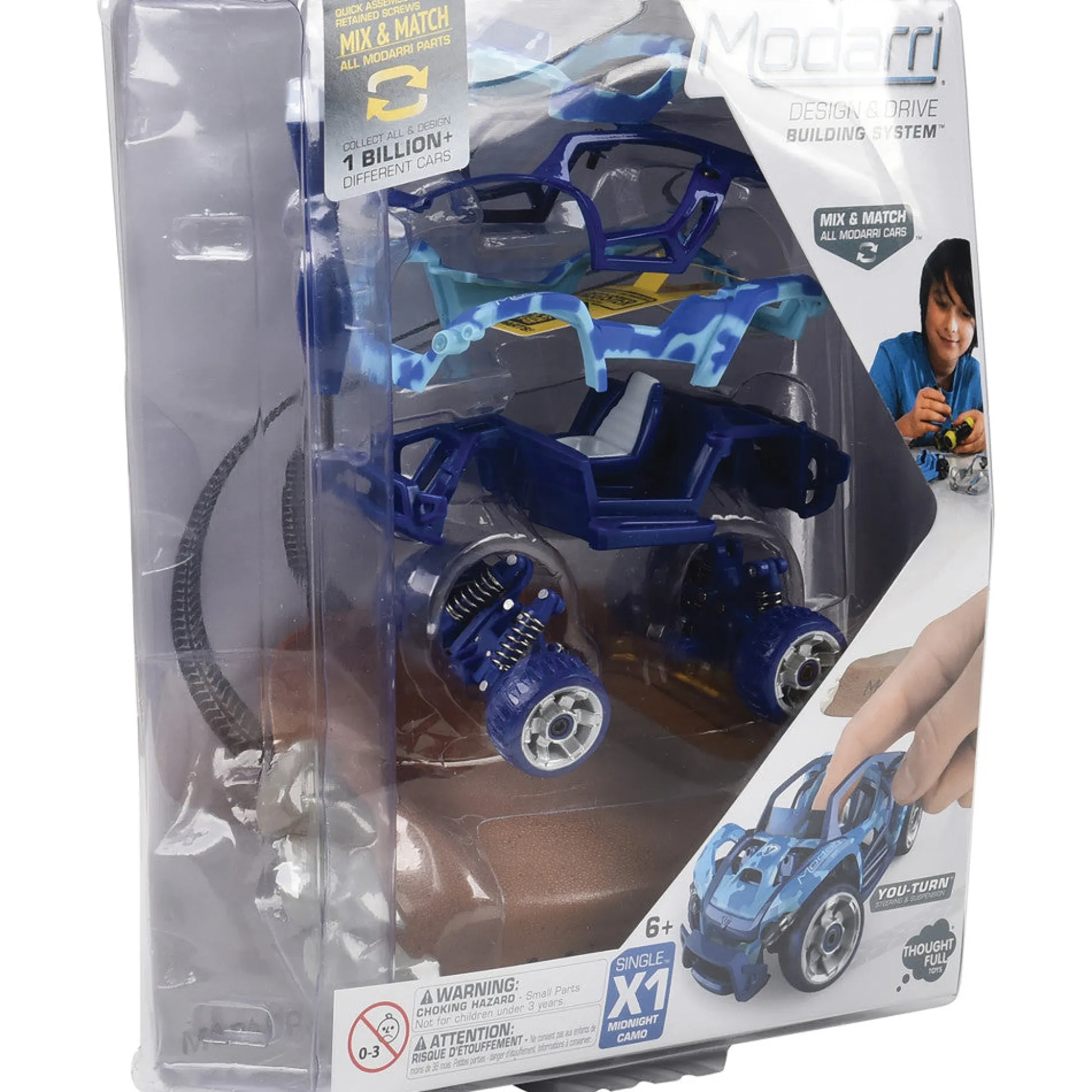 Flat River Group Modarri Midnight Camouflage DIY Toy Car - Design, Build & Drive Experience for Kids 6+* Playsets & Racetracks