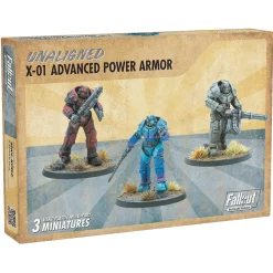 Flat River Group Modiphius Entertainment Fallout: Wasteland Warfare 32mm X-01 Power Armor Mini Figures* Miniature Figures & Games