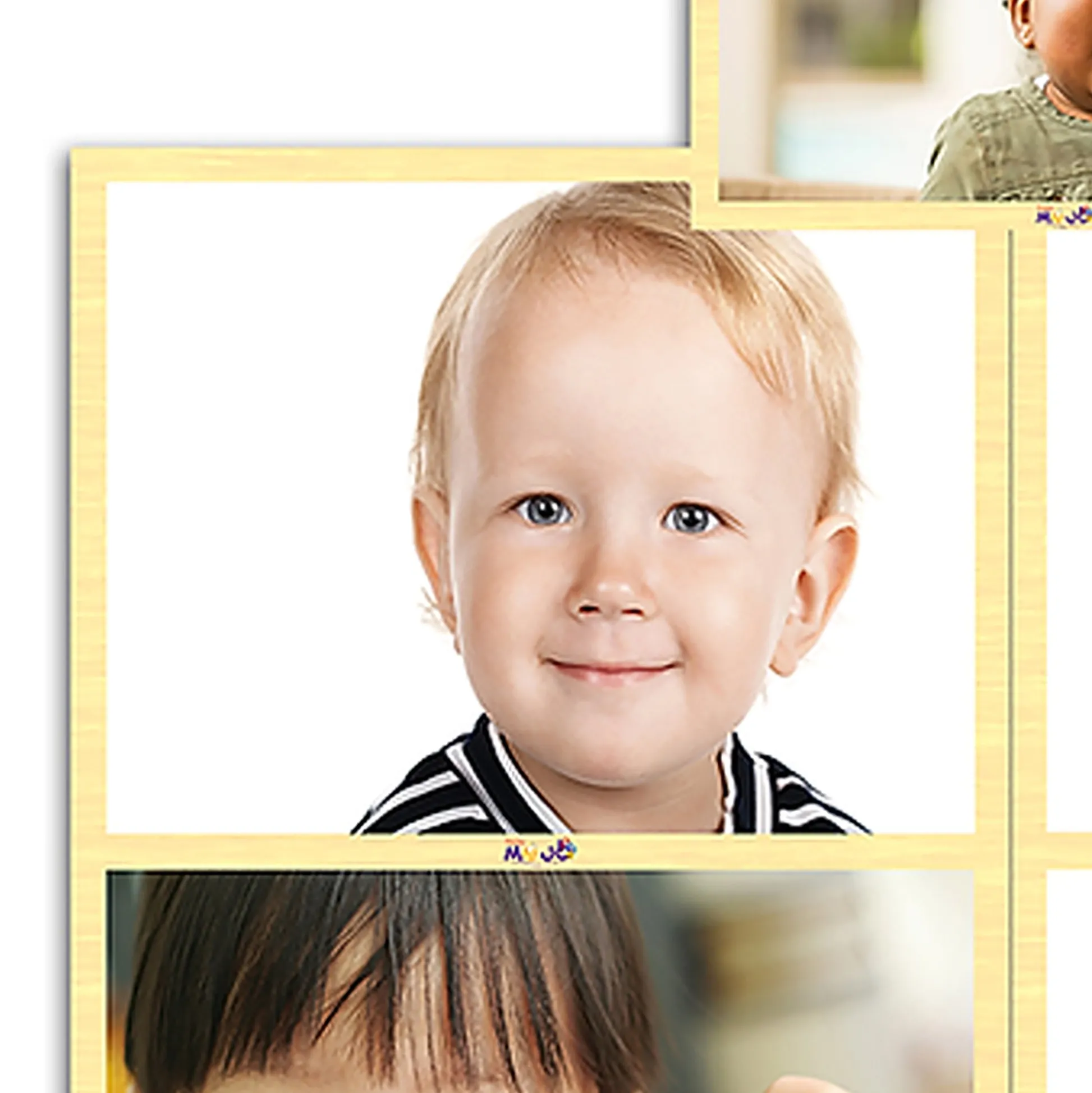 Educators Resource Mojo Diverse Faces 6-Pack Wooden Puzzles* Puzzles|Social & Emotional Skills