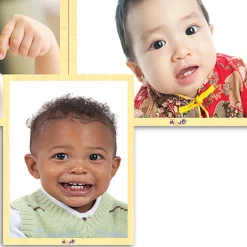 Educators Resource Mojo Diverse Faces 6-Pack Wooden Puzzles* Puzzles|Social & Emotional Skills